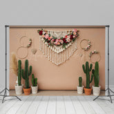 Lofaris Fresh Cactus Sweet Boho And Floral Wedding Backdrop